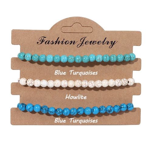 Ensemble De Bracelets Perlés En Pierre Naturelle Pour Hommes Et Femmes, Bijoux Énergétiques De Yoga, Onyx Noir, Ystes D'atterrissage, Offre Spéciale, 3 Pièces