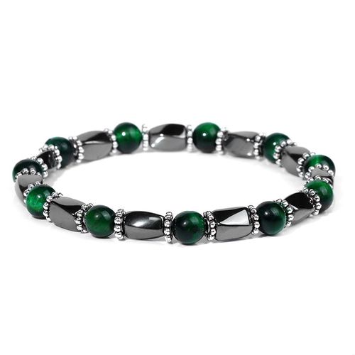 Bracelets En Hématite Sodalite ¿Il De Tigre Pour Hommes, Perles En Pierre Naturelle, Bijoux De Guérison, Yoga, Cadeau Énergétique Masculin