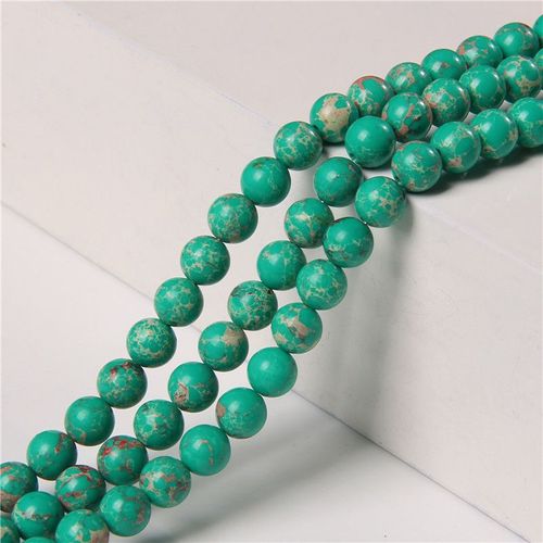 Perles De Jaspe Rose De Sédiments De Mer, 6 Mm 8 Mm 10mm, Perle En Pierre Polie Pour La Fabrication De Bracelets D'accessoires De Bijoux, Vente En Gros