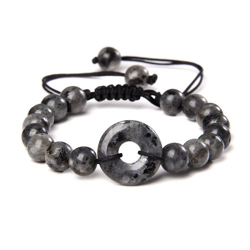 Bracelet En Aventurine Verte Naturelle Pour Hommes Et Femmes, Ulporte-Bonheur, Breloque Tressée, Amulette De Bijoux, Mode, Paix