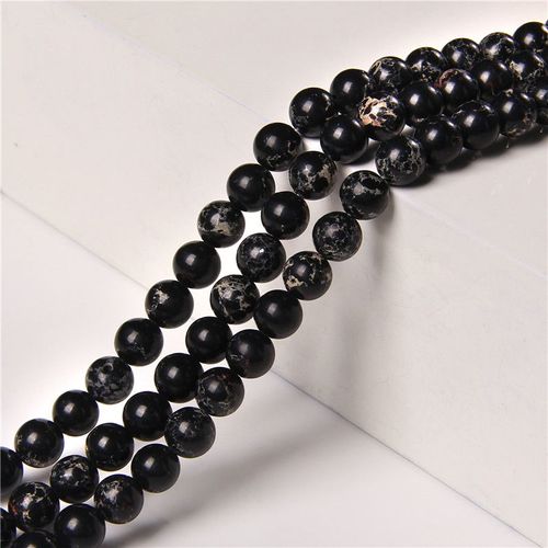 Perles De Jaspe Rose De Sédiments De Mer, 6 Mm 8 Mm 10mm, Perle En Pierre Polie Pour La Fabrication De Bracelets D'accessoires De Bijoux, Vente En Gros