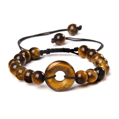 Bracelet En Aventurine Verte Naturelle Pour Hommes Et Femmes, Ulporte-Bonheur, Breloque Tressée, Amulette De Bijoux, Mode, Paix