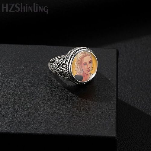 Bague Vintage Friends Tv Show Pour Homme, Bague Antique, Cabochon En Verre, Bijoux Classiques, Cadeaux Pmotjewelry, Nouveautés, 2023