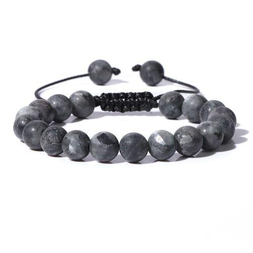 Bracelets De Perles En Pierre Naturelle Pour Femmes, Bijoux De Luxe, Réglables, Simples, Labradourite, Agate, Perles Tressées, Cadeaux De Yoga