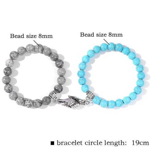 Bracelet Vintage Ajustable En Fluorite Et Grenat Pour Hommes, Bijoux Élastique En Pierre Naturelle, Perles