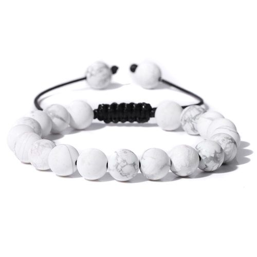 Bracelets De Perles En Pierre Naturelle Pour Femmes, Bijoux De Luxe, Réglables, Simples, Labradourite, Agate, Perles Tressées, Cadeaux De Yoga