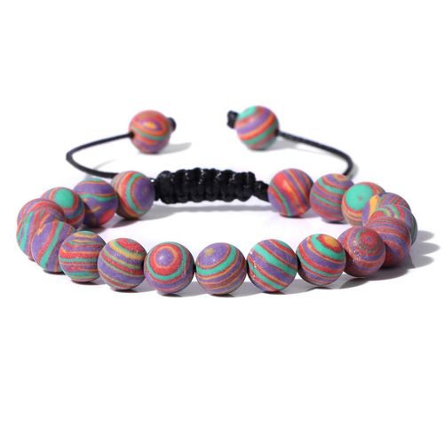 Bracelets De Perles En Pierre Naturelle Pour Femmes, Bijoux De Luxe, Réglables, Simples, Labradourite, Agate, Perles Tressées, Cadeaux De Yoga