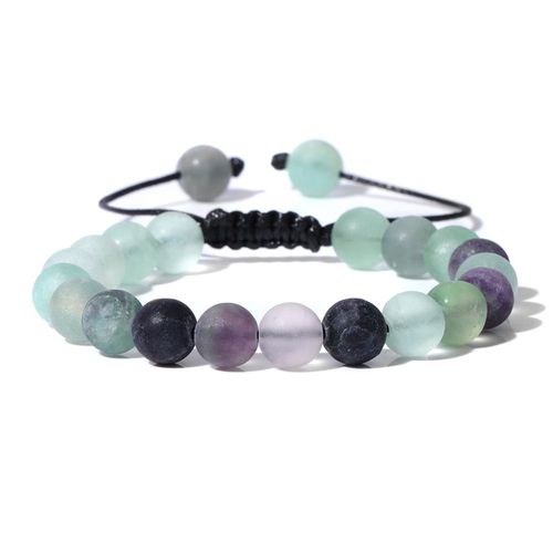Bracelets De Perles En Pierre Naturelle Pour Femmes, Bijoux De Luxe, Réglables, Simples, Labradourite, Agate, Perles Tressées, Cadeaux De Yoga