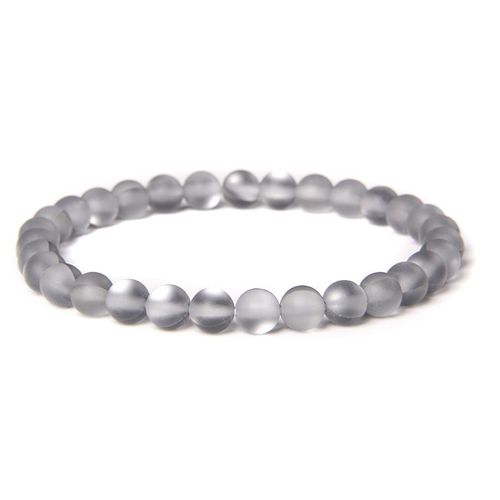 Bracelets En Pierre De Lune Pour Femmes Et Hommes, Bracelet À La Mode, Perles De Verre Arc-En-Ciel, Bijoux Commandés À La Main, Haute Brillance, Fête, 8mm, 256