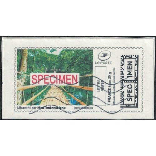 France Vignette Sur Fragment Used Mon Timbre En Ligne Spécimen Affranchie Su