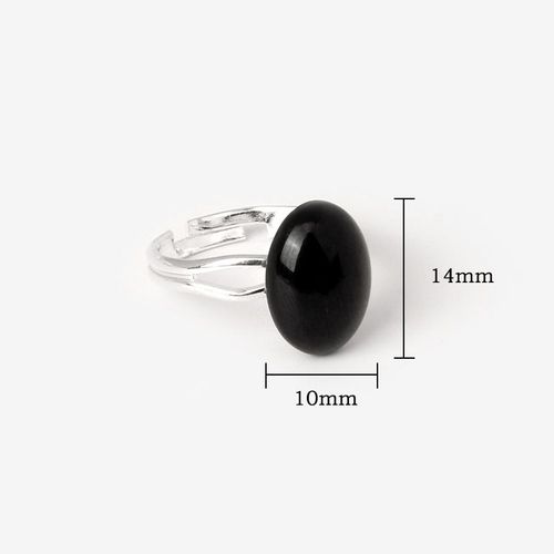 Bague Unisexe En Pierre Naturelle Pour Femme Et Homme, Agates De Guérison Reiki, Semi-Réservoir, Anneau Réglable En Alliage, Bijoux À La Mode