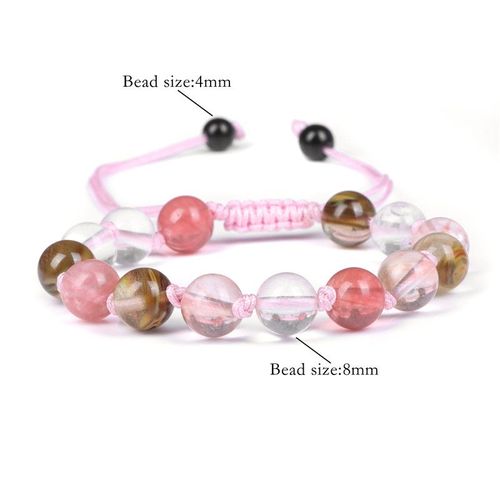 Bracelet En Pierre Naturelle Pour Homme Et Femme, Agates, Onyx, Howlites, Perles, Réglable, Corde Tressée, Nministériels D, Bijoux Cadeaux