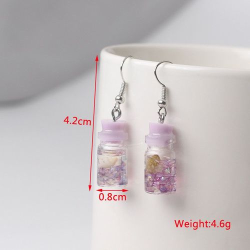 Boucles D'oreilles À Crochet Pour Femmes, Nouvelle Mode, Doux Et Mignon, Ours, Pendentifs, Bohème, Résine Colorée, Acrylique, Boucles D'oreilles, Brincos