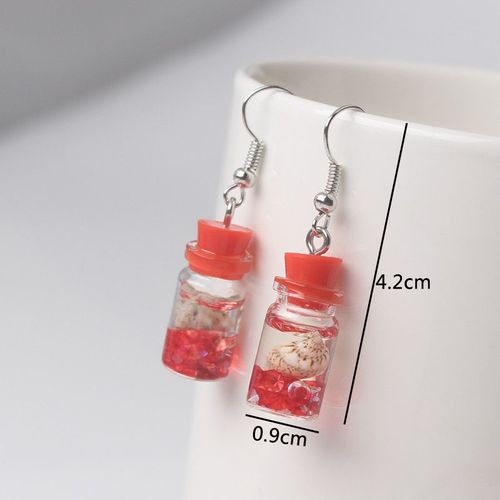 Boucles D'oreilles À Crochet Pour Femmes, Nouvelle Mode, Doux Et Mignon, Ours, Pendentifs, Bohème, Résine Colorée, Acrylique, Boucles D'oreilles, Brincos