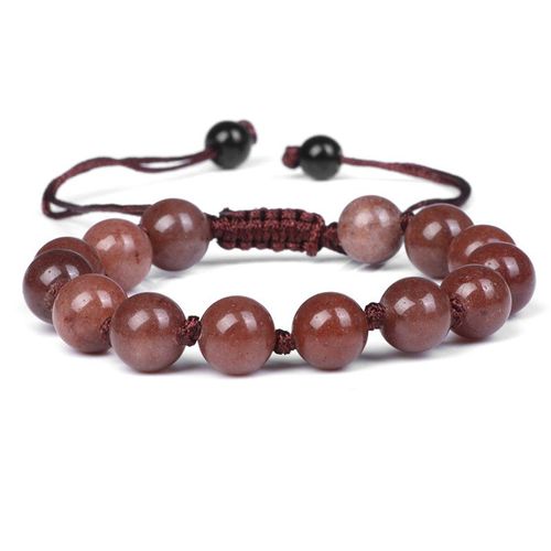 Bracelet En Pierre Naturelle Pour Homme Et Femme, Agates, Onyx, Howlites, Perles, Réglable, Corde Tressée, Nministériels D, Bijoux Cadeaux