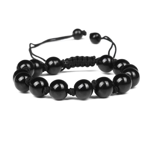 Bracelet En Pierre Naturelle Pour Homme Et Femme, Agates, Onyx, Howlites, Perles, Réglable, Corde Tressée, Nministériels D, Bijoux Cadeaux