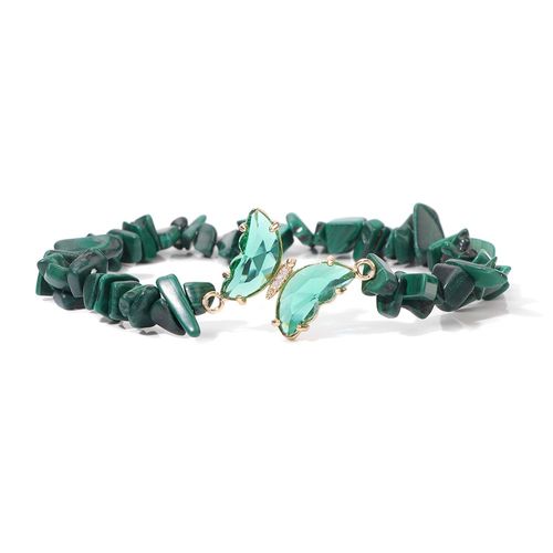 Bracelet Dnam En Cristal Papillon Pour Femme, Bracelet Lapis Lazuli Irrégulier, Bracelet Élégant Pour Fille, Bijoux Navire Chia