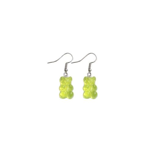 Boucles D'oreilles À Crochet Pour Femmes, Nouvelle Mode, Doux Et Mignon, Ours, Pendentifs, Bohème, Résine Colorée, Acrylique, Boucles D'oreilles, Brincos