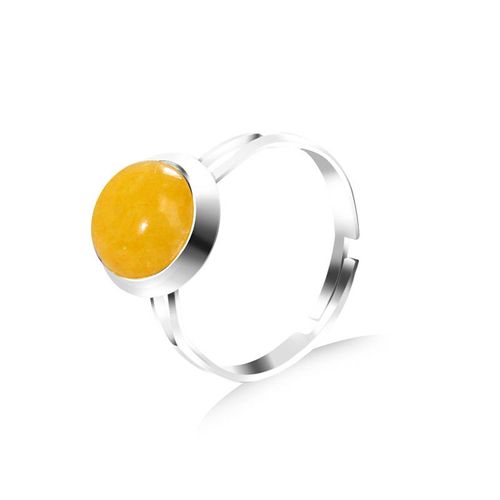 Bagues À Breloques En Pierre Vintage Pour Hommes Et Femmes, Calcédoine Naturelle Réglable, Matiques Ouvertes Simples, Bijoux De Doigt, Couple Bohème