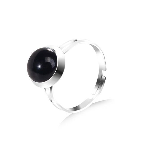 Bagues À Breloques En Pierre Vintage Pour Hommes Et Femmes, Calcédoine Naturelle Réglable, Matiques Ouvertes Simples, Bijoux De Doigt, Couple Bohème