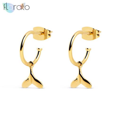 Boucles D'oreilles En Argent 925 Véritable Pour Femmes, Pendentif En Forme De Queue De Poisson, Avion, Boucles D'oreilles Pour Filles, Piercing Os, Petite Arête
