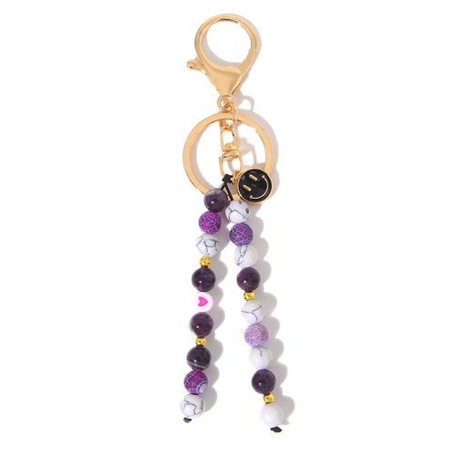 Porte-Clés En Pierre Naturelle, Couleur Or, Pendentif, Accessoire, Amitié