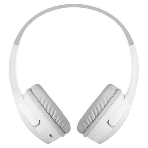 Belkin SoundForm Mini - Écouteurs avec micro - sur-oreille - Bluetooth - sans fil - jack 3,5mm - blanc