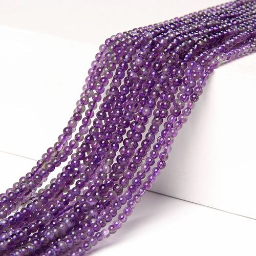 Petites Perles De Pierre De Grenat Polies, Brin D'espacement Perlé Perlé, Qualité Naturelle, Papeterie Aa, Bricolage, Bracelet De Bijoux Exécutifs, 15.5 Po, 3 Mm