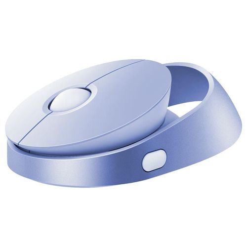 Rapoo Ralemo Air 1 - Souris - multi-mode - optique - 3 boutons - sans fil - 2.4 GHz, Bluetooth 3.0, Bluetooth 5.0 - récepteur sans fil USB - violet