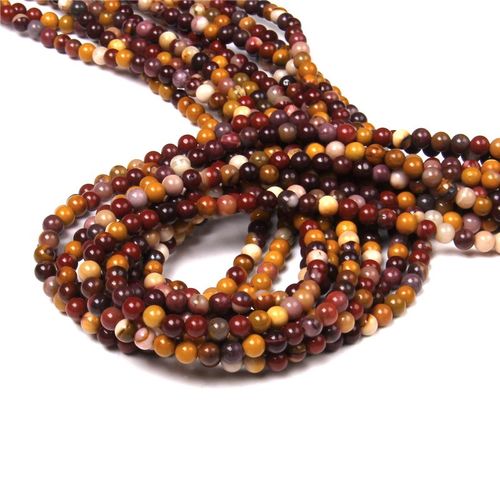 Perles En Pierre Polies 15.5 \""4mm Pour Hommes, Vente En Gros, Amazonite Naturelle, Fluorite, Pour La Fabrication De Bijoux Bricolage Pour Colliers Et Bracelets