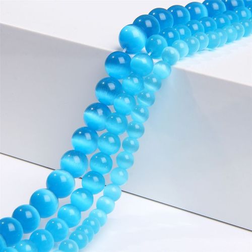 Perles Rondes En Verre Coloré ¿Il De Chat, 15.5 Pouces, Vente En Gros, 4/6/8/10/12mm, Pour Bricolage, Fabrication De Bracelets, Bijoux