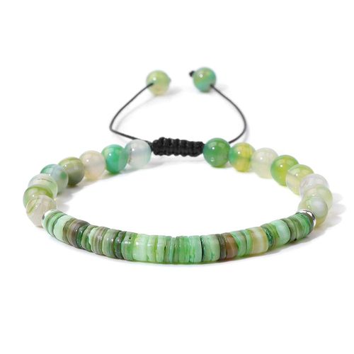 Bracelet De Perles D'agates Naturelles Pour Femmes, Bracelet À Breloques En Coquillage Coloré, Tissage De Ul, Bijoux Masculins, Yoga, Méditation, Guérison, Mode