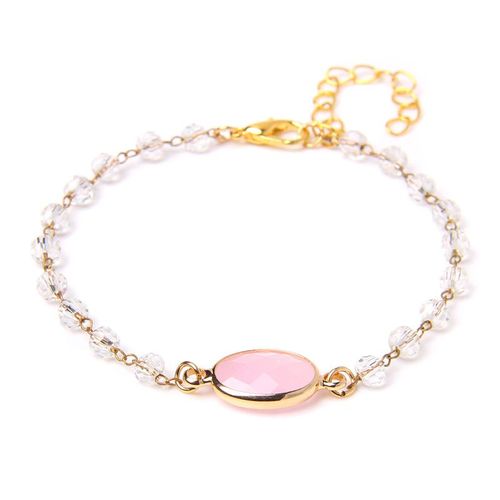 Bracelets À Breloques Ajustables En Pierre Naturelle Pour Femmes, Perles En Cristal Onyx Noir, En Alliage, À Chaîne Fine, Bijoux Reiki