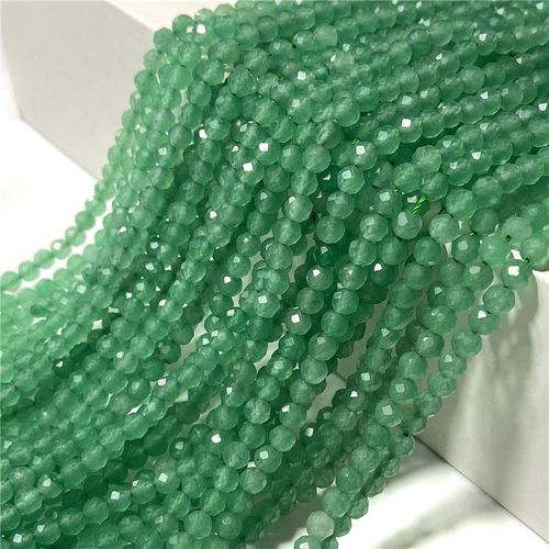 Perles En Pierre De Mica Violette Naturelle, Petite Perle À Facettes 3 /4 Mm, Brin De Tourmaline Rouge Pour La Fabrication De Bracelets De Bijoux Diy, Vente En Gros