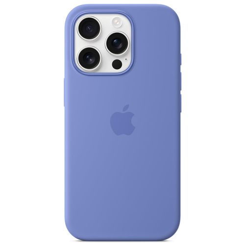 Apple - Coque De Protection Pour Téléphone Portable - Compatibilité Avec Magsafe - Silicone - Pervenche - Pour Iphone 16 Pro