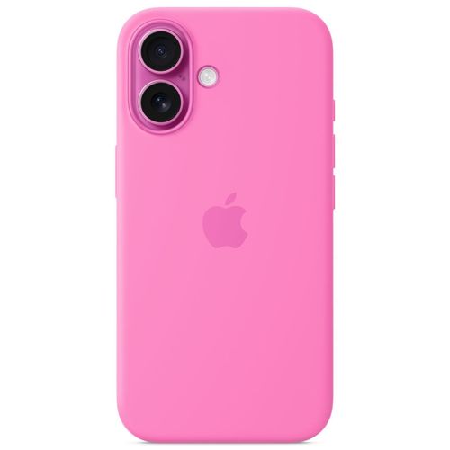 Apple - Coque De Protection Pour Téléphone Portable - Compatibilité Avec Magsafe - Silicone - Pivoine - Pour Iphone 16