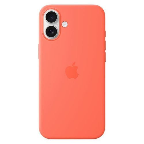Apple - Coque De Protection Pour Téléphone Portable - Compatibilité Avec Magsafe - Silicone - Mandarine - Pour Iphone 16 Plus