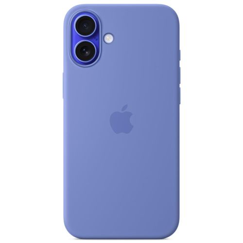 Apple - Coque De Protection Pour Téléphone Portable - Compatibilité Avec Magsafe - Silicone - Pervenche - Pour Iphone 16 Plus