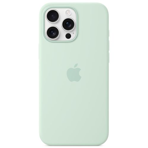 Apple - Coque De Protection Pour Téléphone Portable - Compatibilité Avec Magsafe - Silicone - Aigue-Marine - Pour Iphone 16 Pro Max
