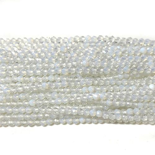 Perles En Pierre De Mica Violette Naturelle, Petite Perle À Facettes 3 /4 Mm, Brin De Tourmaline Rouge Pour La Fabrication De Bracelets De Bijoux Diy, Vente En Gros