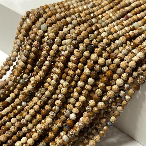 Perles En Pierre De Mica Violette Naturelle, Petite Perle À Facettes 3 /4 Mm, Brin De Tourmaline Rouge Pour La Fabrication De Bracelets De Bijoux Diy, Vente En Gros