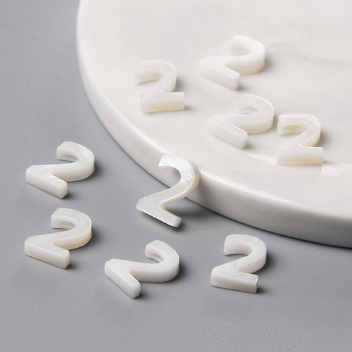 Perles De Nacre Numérique, Coquille Blanche Naturelle, En Vrac, Pour Bricolage, Bracelets, Collier, Accessoires Pour La Fabrication De Bijoux, Vente En Gros