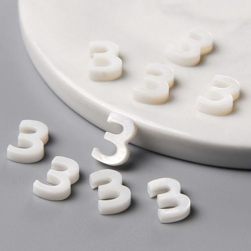 Perles De Nacre Numérique, Coquille Blanche Naturelle, En Vrac, Pour Bricolage, Bracelets, Collier, Accessoires Pour La Fabrication De Bijoux, Vente En Gros