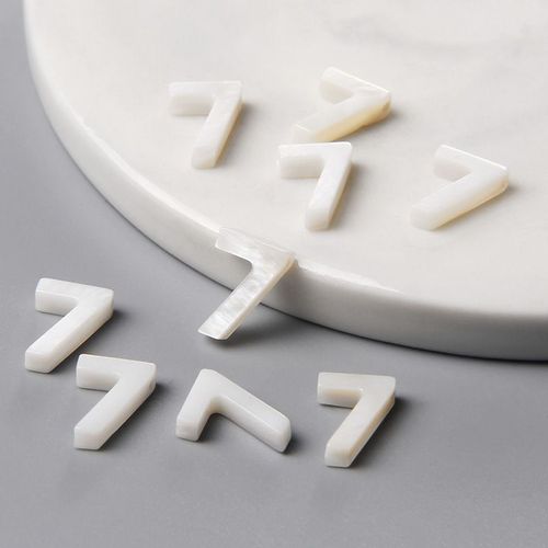Perles De Nacre Numérique, Coquille Blanche Naturelle, En Vrac, Pour Bricolage, Bracelets, Collier, Accessoires Pour La Fabrication De Bijoux, Vente En Gros