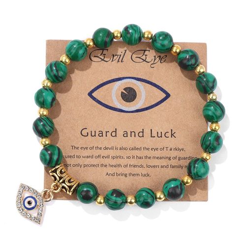 Bracelets Porte-Bonheur Mauvais ¿Il Rose Pour Hommes Et Femmes, Perles En Pierre D'oeil De Chat Rose, Bijoux De Yoga, Cadeau De Méditation