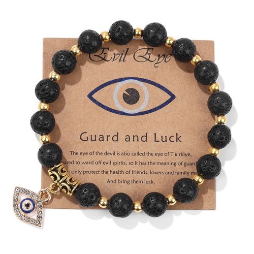 Bracelets Porte-Bonheur Mauvais ¿Il Rose Pour Hommes Et Femmes, Perles En Pierre D'oeil De Chat Rose, Bijoux De Yoga, Cadeau De Méditation