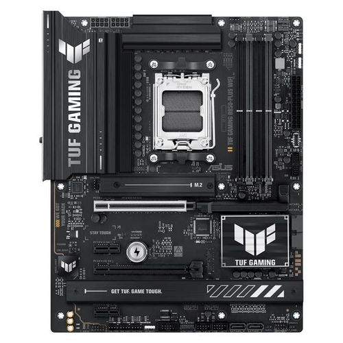 ASUS TUF GAMING B850-PLUS WIFI - Carte-mère - ATX - Socket AM5 - AMD B850 Chipset - USB-C 3.2 Gen 2x2, USB-C 3.2 Gen2, USB 3.2 Gen 2, USB 3.2 Gen 1 - 2.5 Gigabit LAN, Wi-Fi 7, Bluetooth - carte...