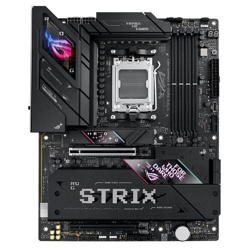 ASUS ROG STRIX B850-E GAMING WIFI - Carte-mère - ATX - Socket AM5 - AMD B850 Chipset - USB-C 3.2 Gen 2x2, USB-C 3.2 Gen2, USB 3.2 Gen 2, USB 3.2 Gen 1 - 2.5 Gigabit LAN, Wi-Fi 7, Bluetooth -...