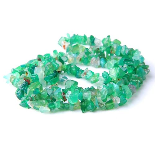 Perles En Malachite Verte Naturelle De 5 À 8mm, Pierres Irrégulières De Gravier, Petite Tranche De Pépite, Pour Bricolage De Bracelet, Collier De Direction