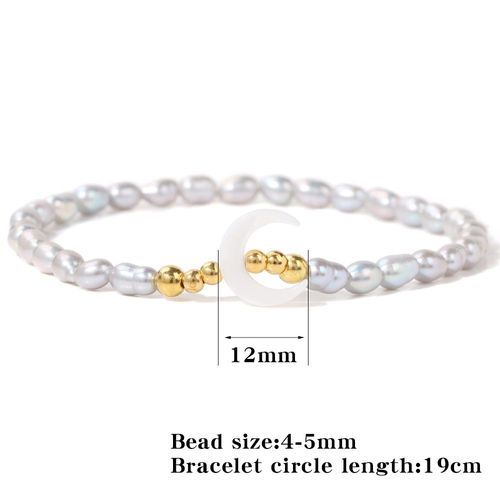 Bracelet En Coquillage Croissant De Lune Pour Homme Et Femme, Bijou En Nacre Naturelle, Breloque En Or, À La Mode